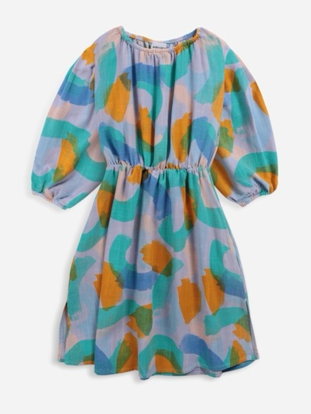 NWT Bobo Choses Abstract Print Linen Dress – 4–5Y / 110 cm